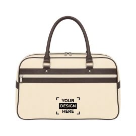 Retro sports bag | PVC & PU | 21,5L | Lined interior & zipped pockets | Durable