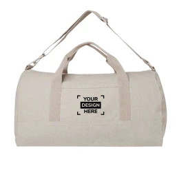 Duffel bag | Recycled cotton 500 g/m² | 55x30x30cm | 50L | Various compartments