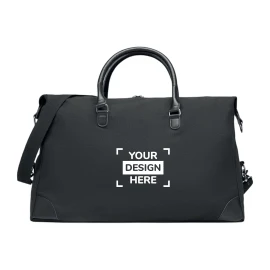 Weekendtas | 340 gr | Canvas | PU details