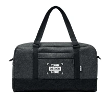 Bolsa de fin de semana | Fieltro rPET | 5L | Bolsillo frontal con cremallera