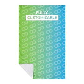 Serviette de plage | Polyester et coton 350g/m² | 100x180 cm | Impression en quadrichromie sur une face