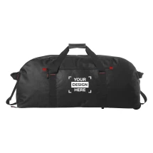 Sac de voyage à roulettes | 600D Polyester | Poche frontale à fermeture éclair