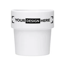 Kaffeebecher | 95% organischer Kunststoff | 240 ml | Recycling | Hergestellt in Deutschland