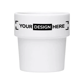 Kaffeebecher | 95% organischer Kunststoff | 240 ml | Recycling | Hergestellt in Deutschland
