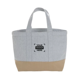 Kühltasche | Recycelte Leinwand 285 g/m² | Für 8 Dosen | Ungefärbt