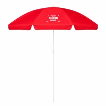 Parasol de plage | Polyester | Mât : 98 cm | Embouts renforcés | Housse de rangement