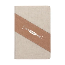 Carnet A5 | Coton et liège | Chargeur sans fil 15W | 64 feuilles lignées | Marque-page