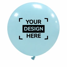 Reuzenballon | Natuurlijk latex | Ø 80 cm | 1-kleur bedrukking | Duurzaam