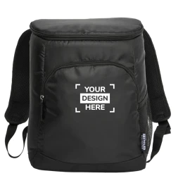 Kühlrucksack | Recyceltes Polyester 420D | 18 Dosen | Reissverschluss-Vortasche | Nachhaltig