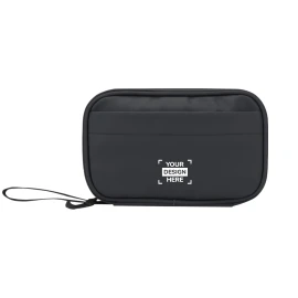 Tech pouch | GRS gerecycled PU | 1 L | Voorvak | Waterafstotend | Duurzaam