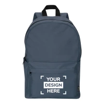 Zaino porta laptop | Poliestere riciclato certificato GRS | 16 L | Scomparto per laptop da 14 pollici | Tasca frontale con zip | Sostenibile