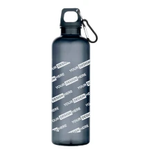 Borraccia | Plastica PET riciclata certificata RCS | 750 ml | Tappo a vite | Moschettone | Sostenibile