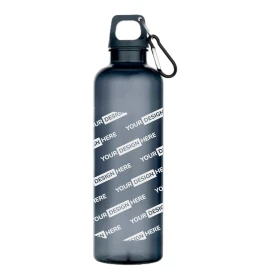 Water bottle | RCS certified recycled PET plastic | 750 ml | Twist-on lid | Carabiner | Sustainable