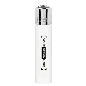 Clipper Jet lighter | Plastic | Windproof flame | Direct printing front I Only sold per 48 pcs