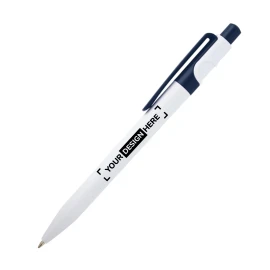 Penna a sfera | Plastica ABS riciclata | Inchiostro nero | Meccanismo a pulsante | Sostenibile