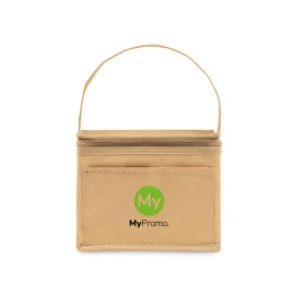Sac isotherme | Papier recyclé | 3L | Pour 6 canettes | Poche avant