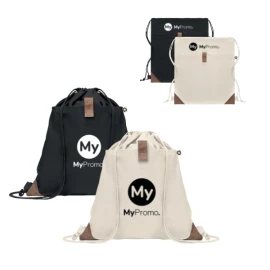 Drawstring bag | 220g/m2 | 2.5kg max | Recycled cotton | Constrating corners