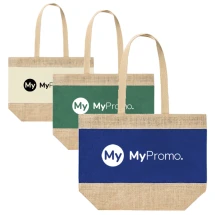 Shopping bag | Jute and cotton | Reinforced handles | Max 10kg | Several colours