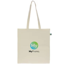 Shopping bag | Recycled cotton 140g/m² | 38x14x32 cm | Fairtrade