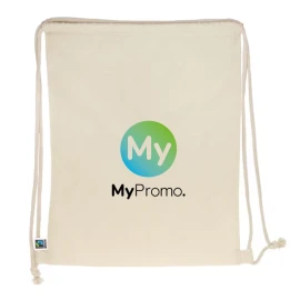 Drawstring bag | Cotton 140g/m²  | 35x45 cm | Fairtrade
