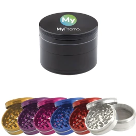 Grinder | Aluminium | 63mm | With twist lock | 4-parts