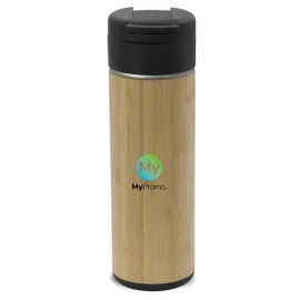 Thermo bottle | Bamboo | 400ml | Double wall