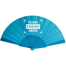 Eventail | Plastique et polyester | Variété de couleurs