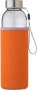 Trinkflasche | Glas | 500 ml | Mit Neoprenhülle