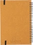 Carnet A5 | Cuir recyclé | 80 pages lignées