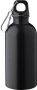 Waterfles | Gerecycled roestvrij staal & PP | 400ml | Met aluminium karabijnhaak | Duurzaam