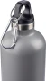 Thermosflasche | Recycelter Edelstahl & PP | 500ml | Mit Aluminium-Karabiner | Nachhaltig