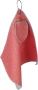 Golf towel | rPET | 31.5x31.5cm | With golf ball pouch & metal hook | Machine washable