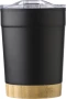 Mug de voyage | Acier inoxydable | 300ml | Avec fond en bambou