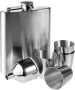 Flachmann Set | Edelstahl | 220 ml | 6-teilig