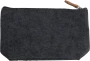 Kulturtasche | rPET-Filz & PU-Details | 21x12x4cm | Trendy