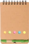 Cuaderno de alambre | 60 hojas rayadas | 150 post-its