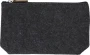 Kulturtasche | rPET-Filz & PU-Details | 21x12x4cm | Trendy
