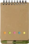 Ringband notitieboekje | 60 gelinieerde vellen | 150 sticky notes