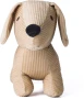 Plush toy dog | Polyester | With embroidered eyes | Printing on tag