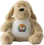 Peluche chien | Polyester & PP | 16,0x13,0x20,0 cm