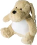 Peluche chien | Polyester & PP | 16,0x13,0x20,0 cm