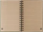 Carnet à spirale A5 | Carton recyclé | 160 pages lignées | Durable