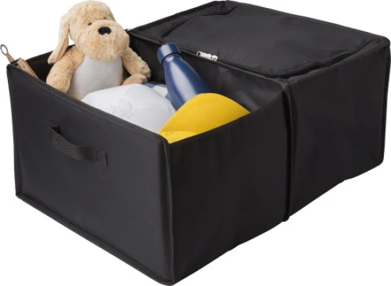Car organiser | Polyester | Two compartments | Closed cooler bag | black