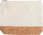Trousse de toilette en coton et liège Teagan Option standard kaki