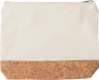 Trousse de toilette en coton et liège Teagan Option standard kaki