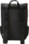 Rucksack mit Klappe | rPET | 29x10x40 cm |  Mit 2 Flaschentaschen
