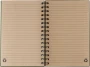 Carnet à spirale A5 | Carton recyclé | 160 pages lignées | Durable