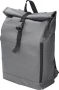Rolltop backpack | 600D RPET | 31 x 15 x 45 cm | Zippered pockets on sides