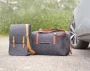 Travel bag | Felt & RPET | 53,0 x 30,0 x 26,0 cm | One large and one small compartment