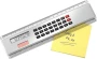 Ruler | Plastic | With calculator | 20cm | 8-digits solar powered